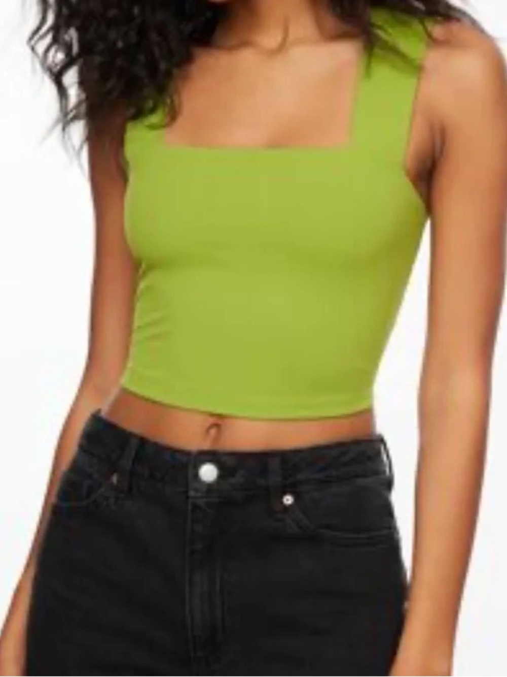 Dynamite Lota Sculpt Square Neck Tank Top